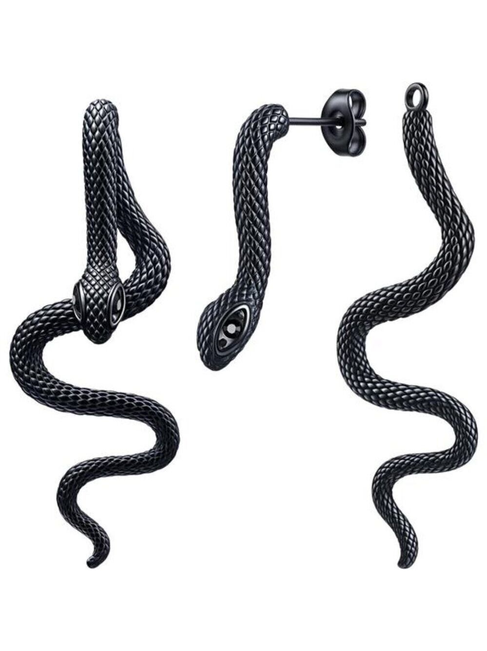 Retro Snake Earrings for Women-Vintage Goth Punk Snake Earrings